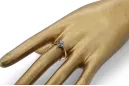 Ring Vintage Stil Zirkon Originales Vintage-Roségold aus 14 Karat vrc353r